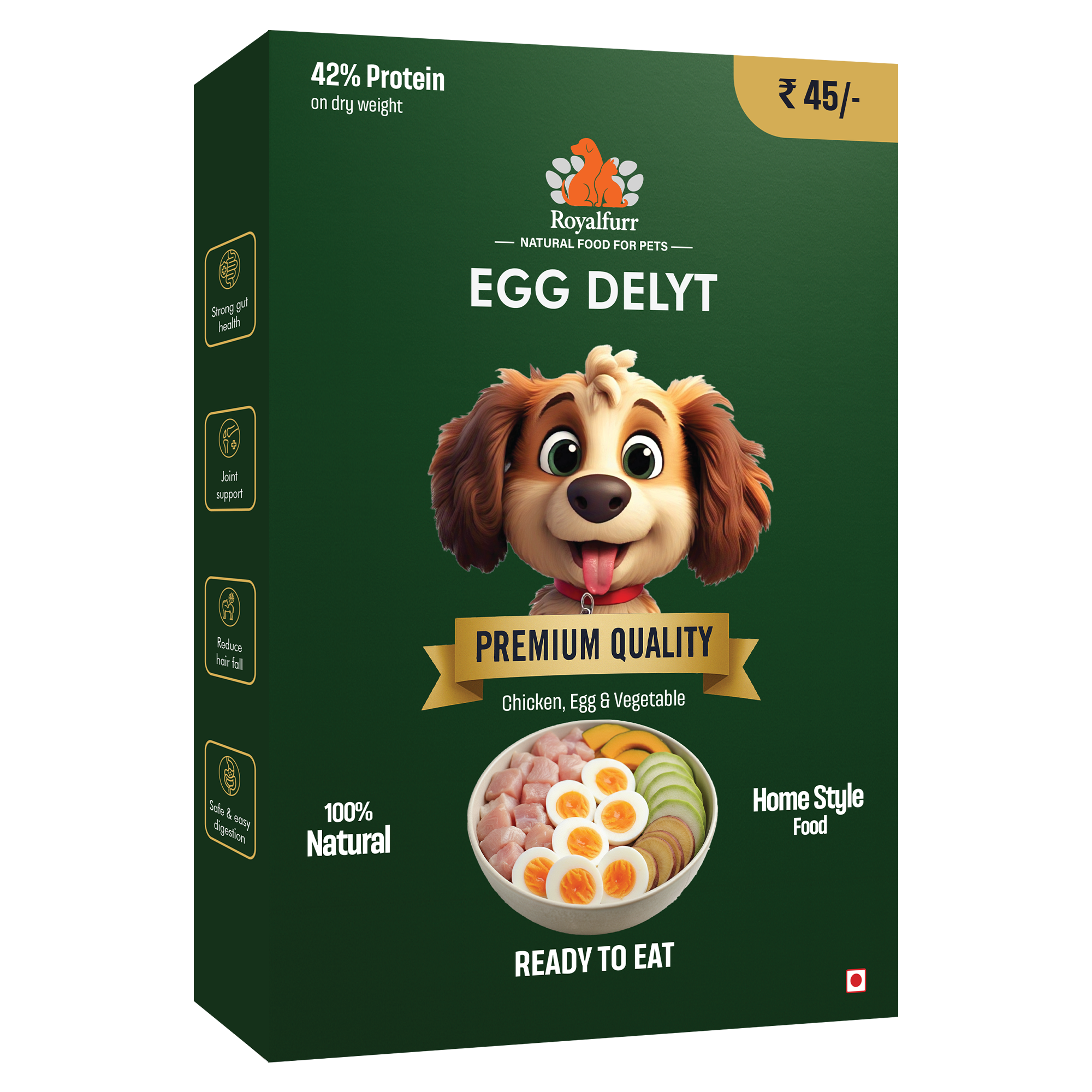 Egg Delyt – Egg, Chicken & Vegetables- Grain Free