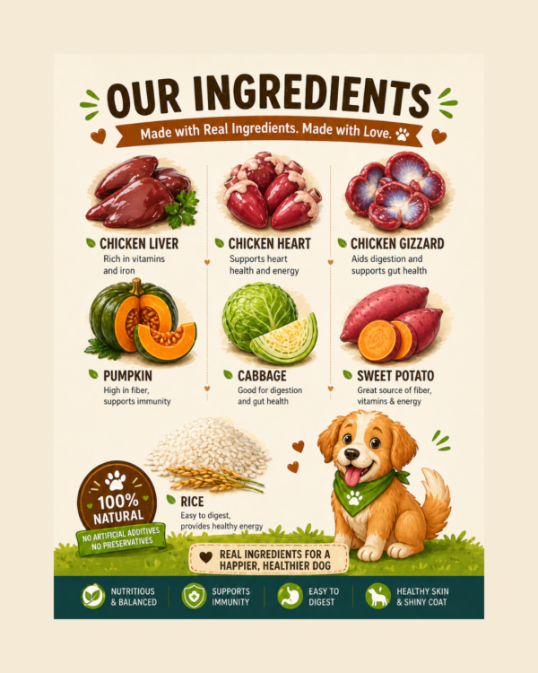 Organ Oryza – Chicken Organs, Rice & Vegetables