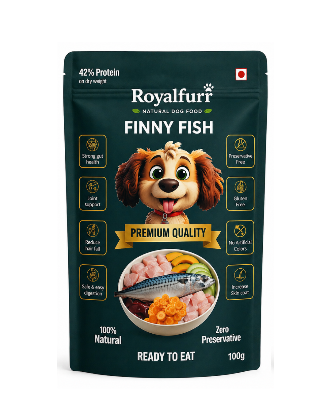 Finny Fish- Fish, Chicken, Rice & Vegetables