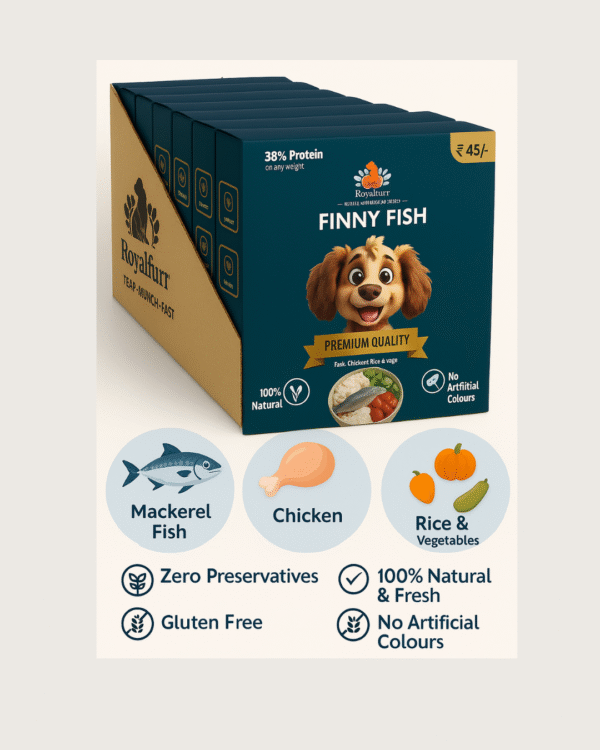 Finny Fish- Fish, Chicken, Rice & Vegetables