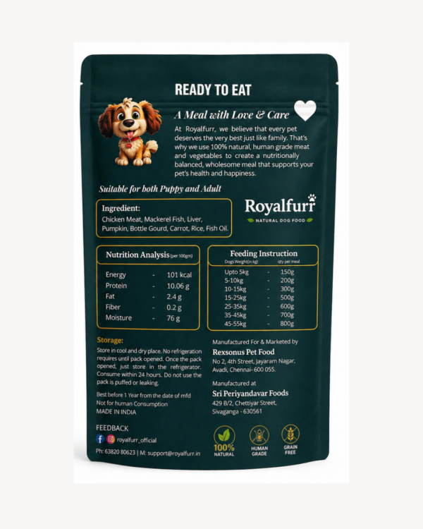 Finny Fish- Fish, Chicken, Rice & Vegetables